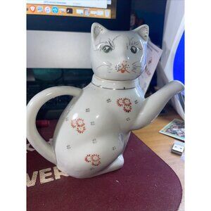VTG Maneki Neko Lucky cat, Chinese tea pot! Nice Condition